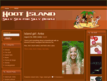 Tablet Screenshot of hootisland.com